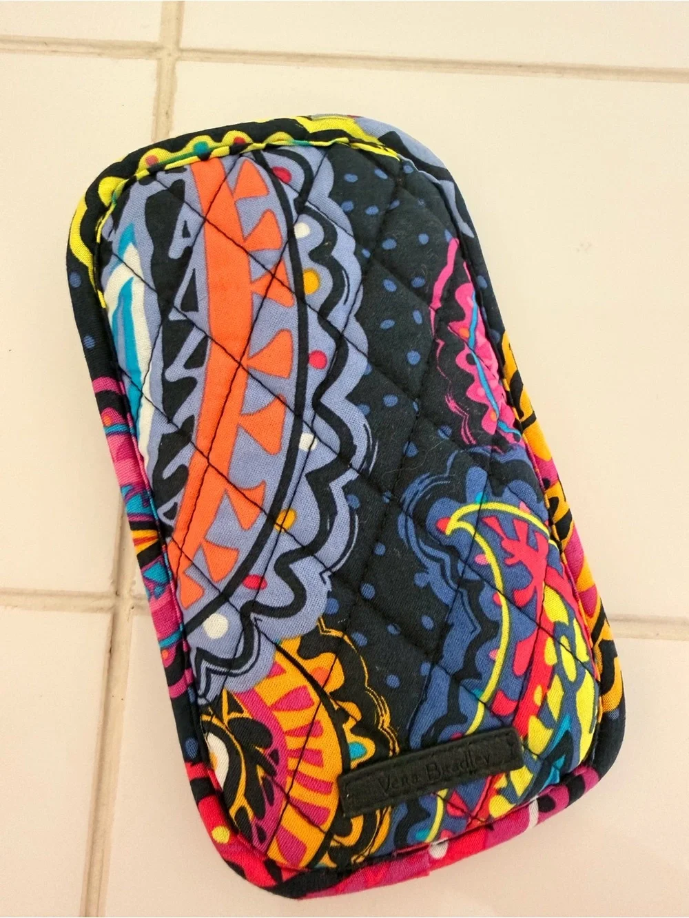Vera Bradley Quilted Eyeglasses Sunglasses Case New Excellent Condition